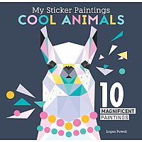 My Sticker Paintings: Cool Animals: 10 Magnificent Paintings 