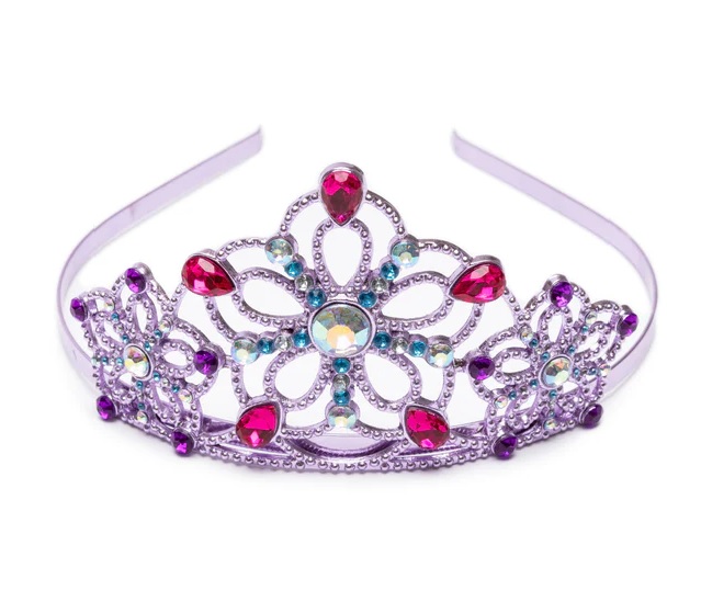 Lilac BeJeweled Tiara Toy Sense