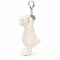 Blossom Cream Bunny 'Berry' Bag Charm - Jellycat 