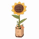 Modern Wooden Puzzle - Sunflower