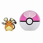 Pokemon Clip 'N' Go - Dedenne with Love Ball