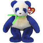 Domino Blue and Cream Panda - TY Original Beanie Baby 30th Anniversary  