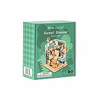 Sweet Dream Bedroom Miniature Dollhouse DIY Kit