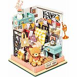 Sweet Dream Bedroom Miniature Dollhouse DIY Kit