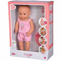 Corolle: Drink and Wet Bath Baby Emma Doll 14 inch