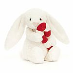 Bashful Bunny with Candy Cane - Jellycat