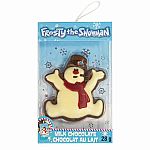 Frosty the Snowman Chocolate Ornament