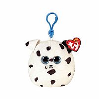 Fetch - Dalmation Dog Mini Squish-A-Boo Clip 