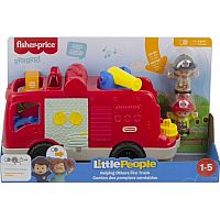 Little People Helping Others Fire Truck - Bilingual Edition.