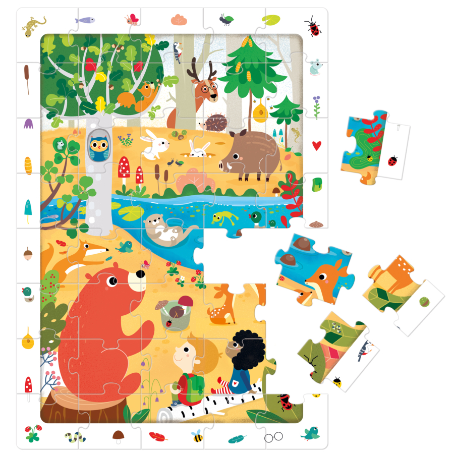 Observation Puzzle: Forest - Toy Sense