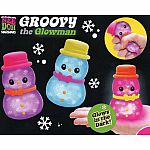 NeeDoh Squishmas - Groovy the Glowman Glowing Gelly Squeeze