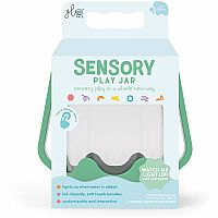 Glo Pals Toddler Sensory Play Jar - Teal 