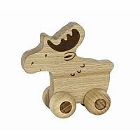 Wooden Push-Along Animal - Assorted