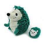 Ptipotos - Piktou Hedgehog Mum with Baby, Green