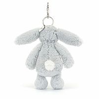 Bashful Grey Bunny Bag Charm - Jellycat 