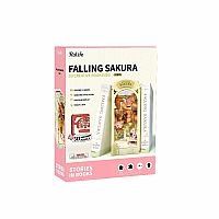 DIY Miniature House Book Nook Kit: Falling Sakura 