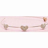 Boutique Rhinestone Heart Headband