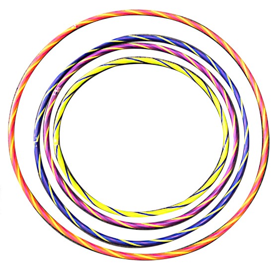 Tri-Colour Fun Hula Hoop - Toy Sense
