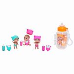 Lil' Cutesies Petites 2 Inch Mini Posable Dolls in Baby Bottle - Assortment