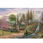 Thomas Kinkade - Sunday Morning Chapel - Gibsons