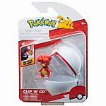 Pokemon Clip 'N' Go - Magby with Premier Ball