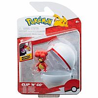 Pokemon Clip 'N' Go - Magby with Premier Ball