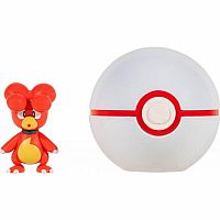 Pokemon Clip 'N' Go - Magby with Premier Ball