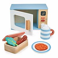 Mentari Toy Microwave Playset