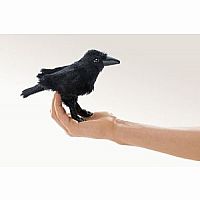 Mini Raven Finger Puppet