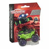 Majorette Monster Rockerz - Black and Lime Jeep Wrangler