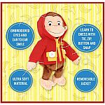 Curious George Learn to Dress Monkey Stuffed Animal