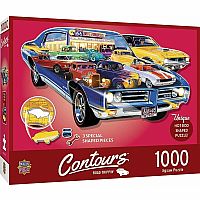 Contours Road Trippen' Masterpieces Puzzles 1000pc