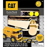 Caterpillar Dump Truck - Wood Paint Kit