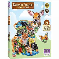 Fawn Friends - Shaped Puzzle Masterpieces Puzzle 