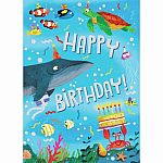 Sea Life Birthday Card  