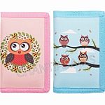 Owl Velcro Wallet - Assorted