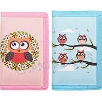 Owl Velcro Wallet - Assorted