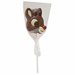 Rudolph Double Crisp Big Pop Chocolate Lollipop