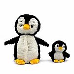 Ptipotos - Iglou Penguin Mum with Baby, Black and White