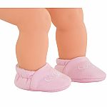 Corolle: Pink Doll Slippers - for 12 inch Doll 