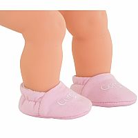 Corolle: Pink Doll Slippers - for 12 inch Doll 