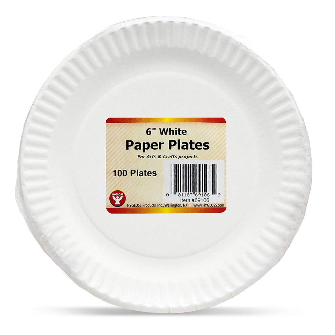 Paper Plates - 100 Count, 6