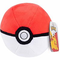 Plush Poke Ball - Assorted