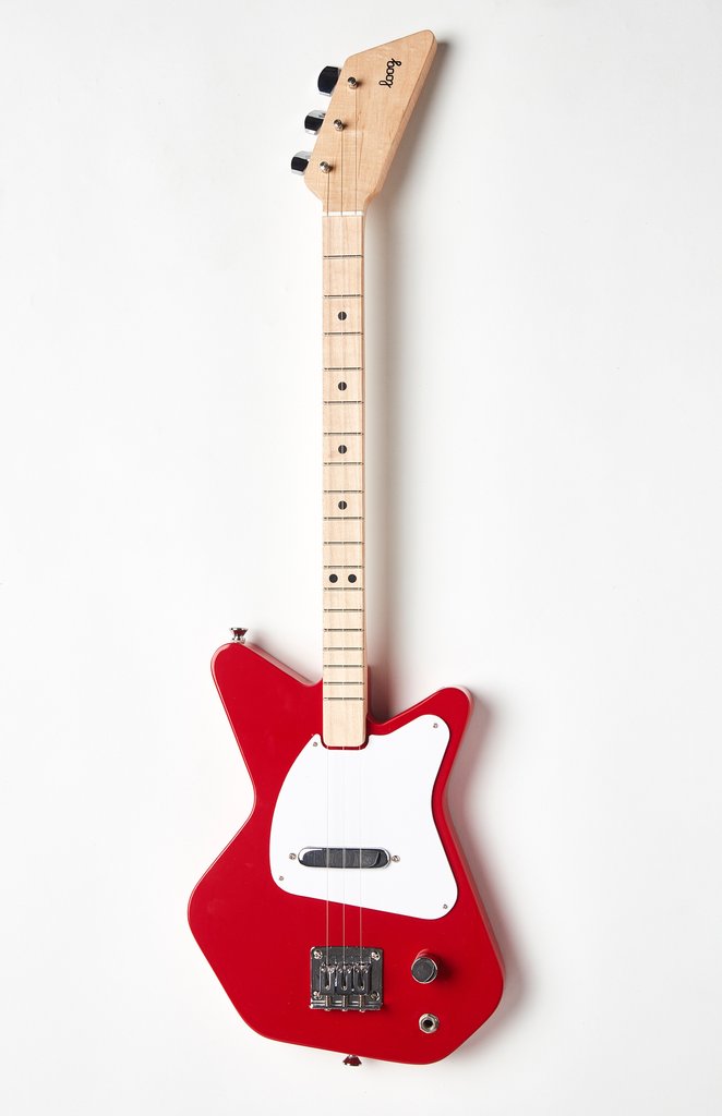 Loog Pro Electric Guitar Red Toy Sense