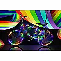 Rainbow Brightz for Both Wheels & Bike Frame 