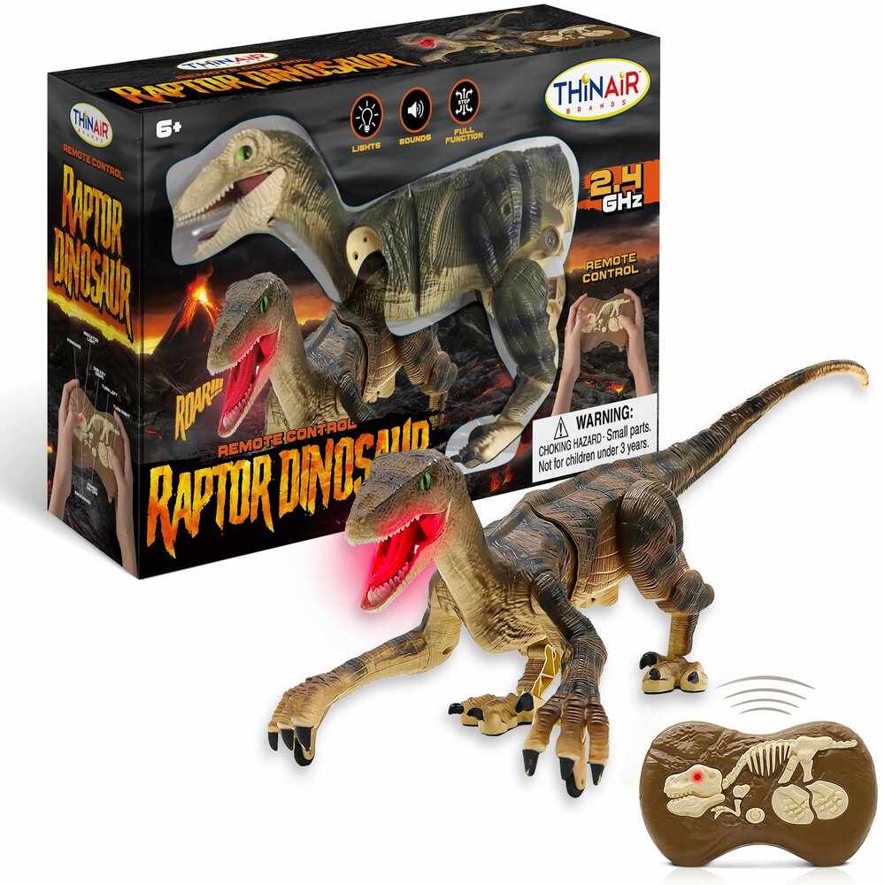 Remote Control - Raptor Dinosaur. - Toy Sense