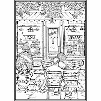 Creative Haven - Romantic Country Scenes Colouring Book 