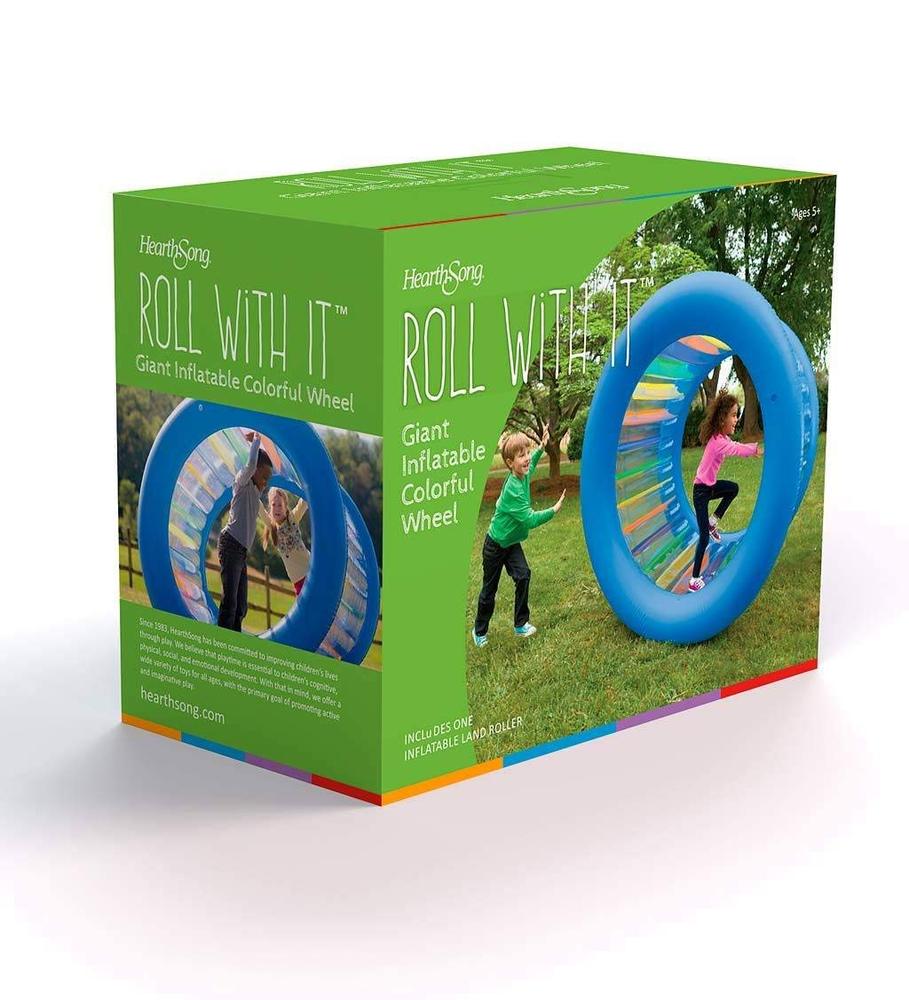 roll with it giant inflatable wheel