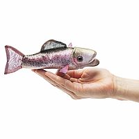 Mini Rainbow Trout Finger Puppet.