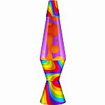 14.5 Inch Wavy Rainbow Lava Lamp 